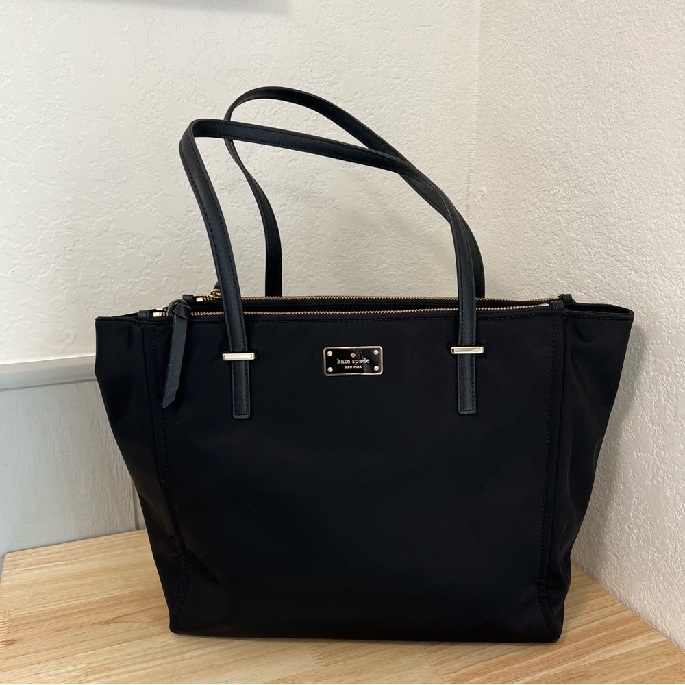 5- Kate Spade Talya Wilson Road Black Large Tote Bag